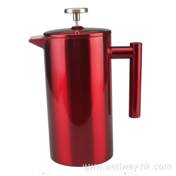 Stainless Steel Double Wall Coffee Maker